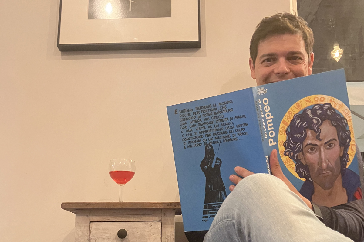 Un momento di incontro con i libri nello Spazio